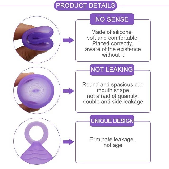VIGOR - Wholesale Menstrual Cup - Reusable Lady Period Cup Medical Grade Silicone Copa13