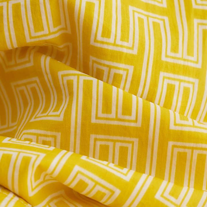 Hugh & Main - Wholesale Shorts - Men's - Yellow Monogram Shorts4