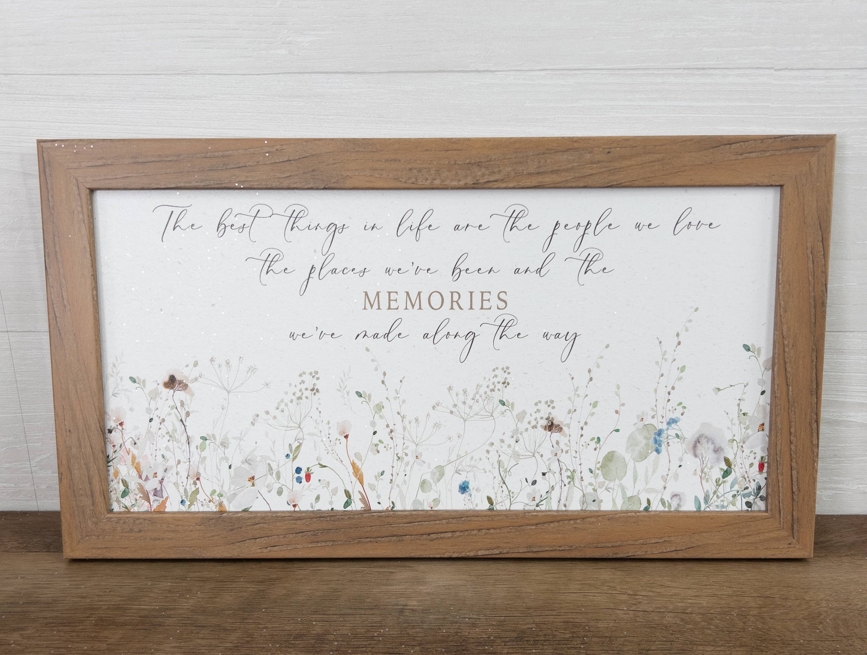 Summer Snow Art - Wholesale Sign - The Best Things In Life People Places Memories Art Sign4