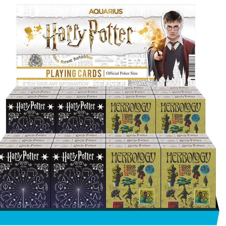 24 Playing Cards Pre-pack - Harry Potter (Assorted 5) for wholesale by AQUARIUS, GAMAGO, ICUP, & ROCK SAWS by NMR Brands