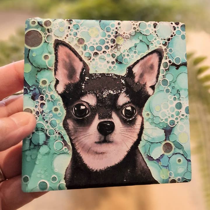 110-C Chihuahua Dog Coaster for wholesale by By Jo Crafts