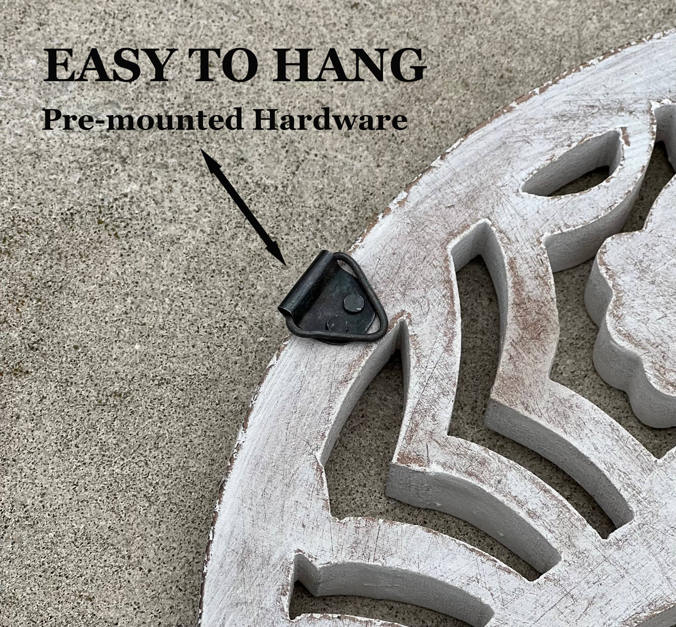 Lungta Imports - Wholesale Wall Accent - Handcrafted Wooden Celestial Star Moon Wall Décor Hanging14