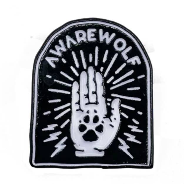 Pin Mano en la mía para venta al por mayor de Awarewolf Apparel