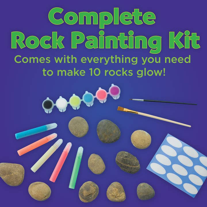 Faber-Castell / Creativity for Kids - Wholesale DIY Craft Kit - Kids - Glow in the Dark Rock Painting DIY Craft Kit for Kids2