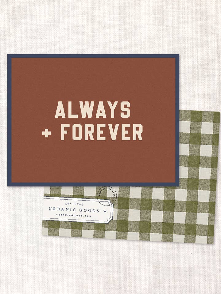 carta always + forever per la vendita all'ingrosso da parte di Urbanic Goods