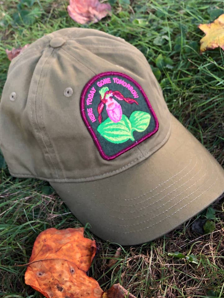 Pink Lady's Slipper Hatt i ekologisk bomull för inhemska växter för wholesale av Solstice Handmade