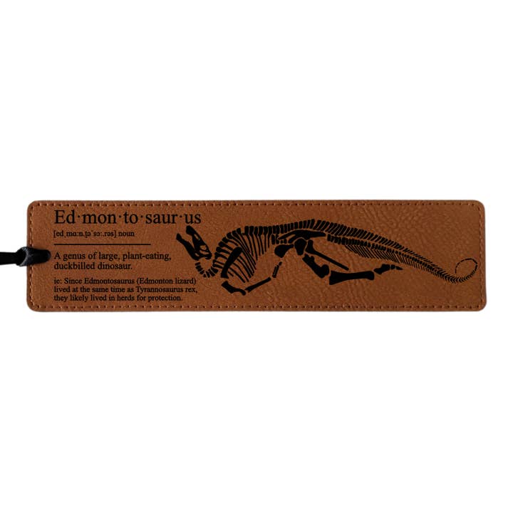 Edmontosaurus Dinosaur Definition | Leatherette Bookmark for wholesale by Rosefire