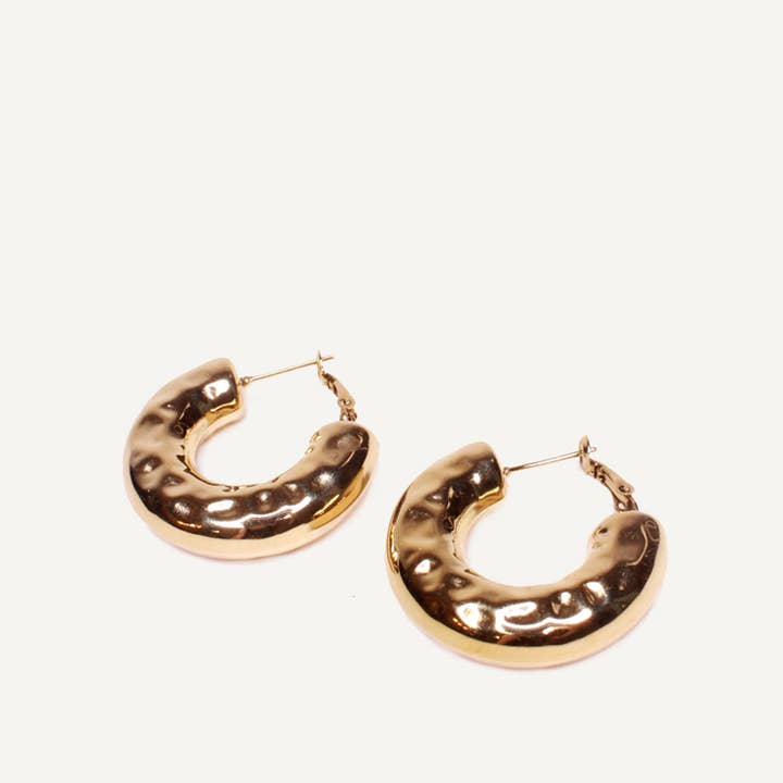 Caprice Paris - Vendita all'ingrosso Orecchini a cerchio - Creoli larghi Sassari Oro | Gioielli fatti a mano in Francia3