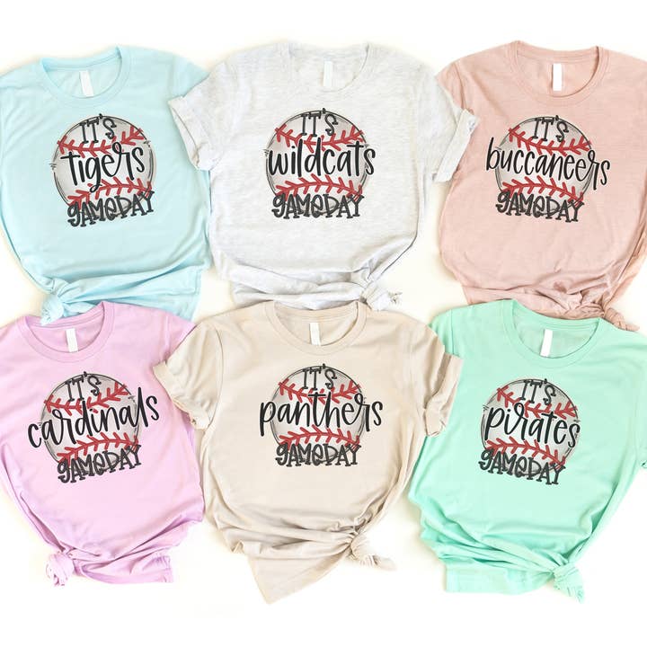 Personalized Baseball Mascot Game Day // BASEBALL for wholesale by Lucky Llama Creations