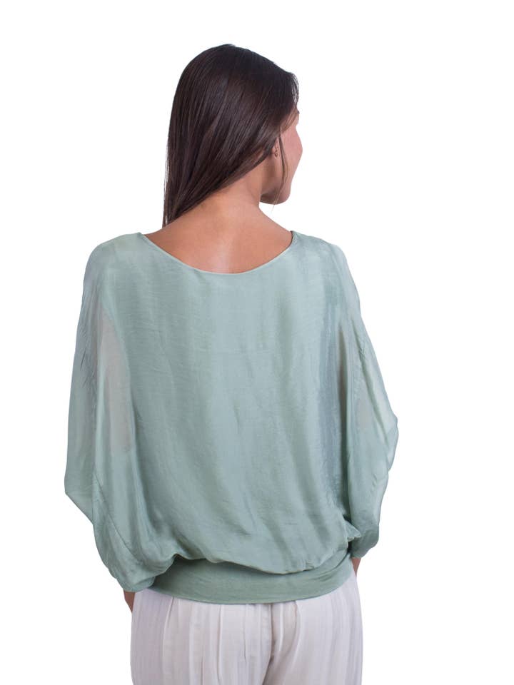 Gigi Moda - Wholesale Blouse - Women's - Sheer Batwing Blouse21