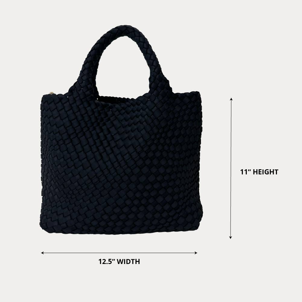 AHDORNED – wholesale Tote bag – Women's – Lily Woven Neoprene Tote with Pouch68