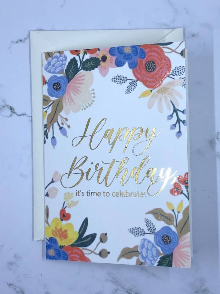 Biglietto di auguri di buon compleanno, è ora di per la vendita all'ingrosso da parte di D. Johnson & Co Greetings