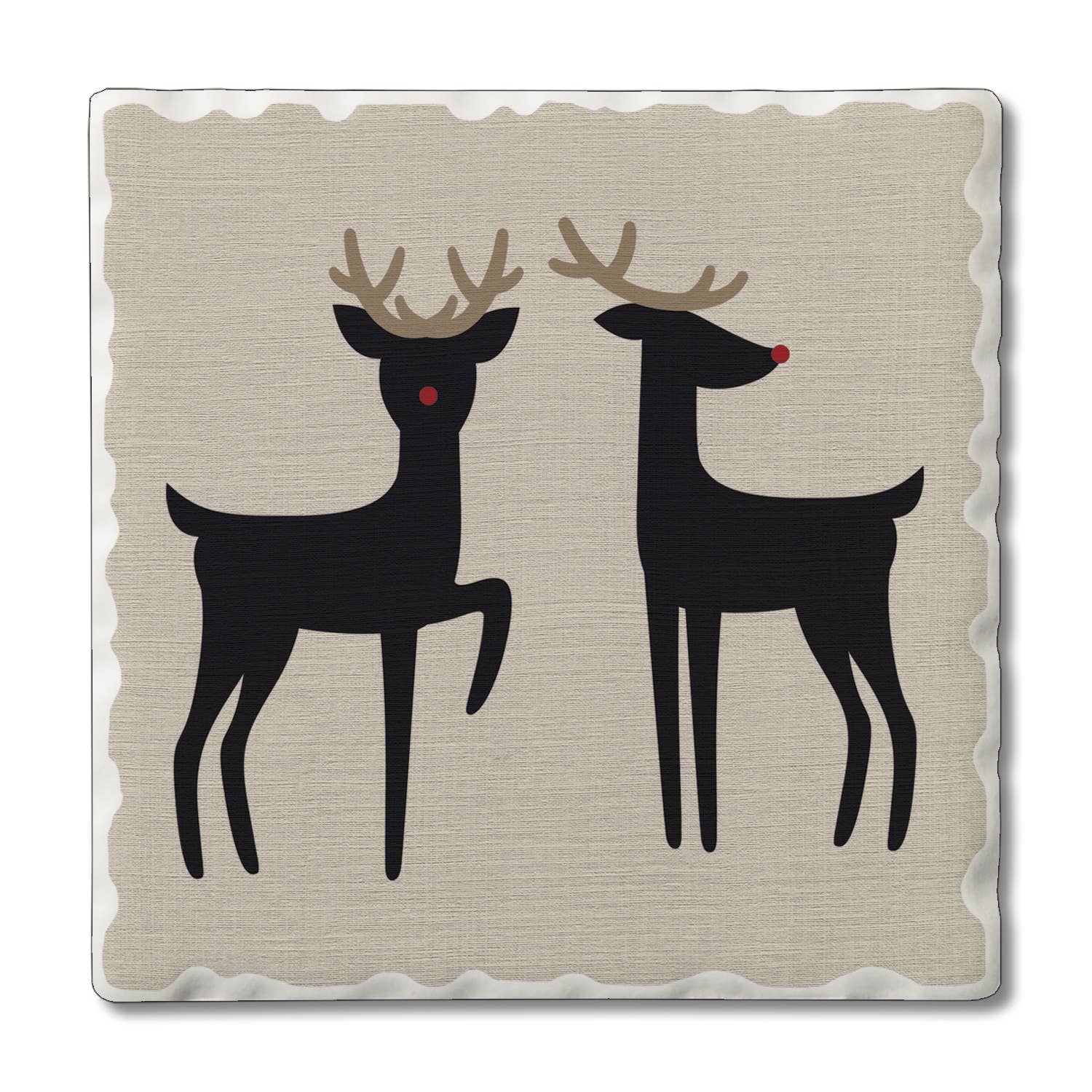 CounterArt/Highland Home/Thirstystone - Vendita all'ingrosso Sottobicchiere - Display a sottobicchiere singolo preconfezionato «Let It Snow»7