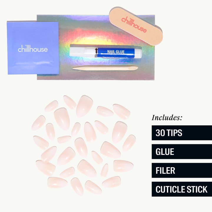 Chillhouse - Wholesale Press-On/Fake Nails - Chill Tips - Scrubbed Down2