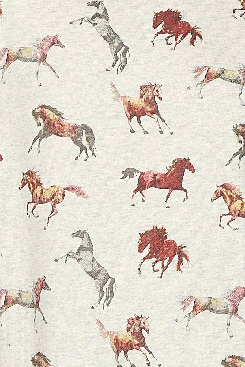 SM WARDROBE - Vendita all'ingrosso Felpa - Donna - FELPA A COLORI CON STAMPA CAVALLI4