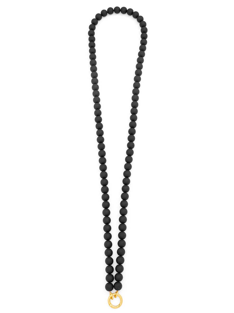 ZENZII Jewelry - Wholesale Beaded/Pearl Necklace - Matte Resin Beaded Crossbody Phone Lanyard5