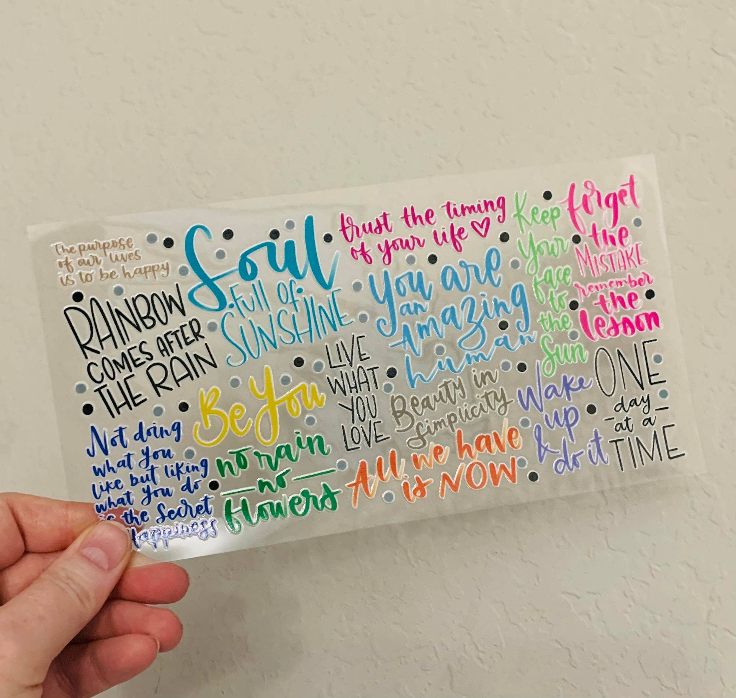 Oily Graphic Creations - Wholesale Sublimation Transfer - Inspirational Quotes- 16oz UV DTF Wrap2