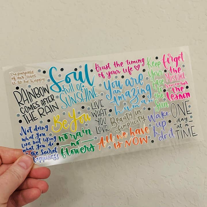 Oily Graphic Creations - Wholesale Sublimation Transfer - Inspirational Quotes- 16oz UV DTF Wrap2