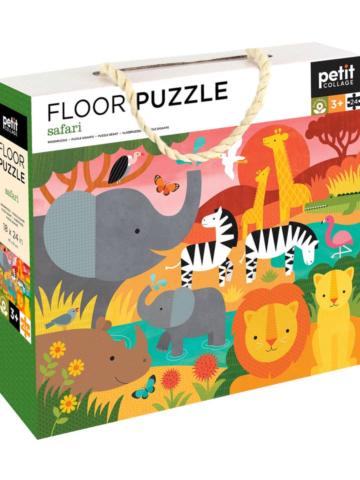 Safari 24-Piece Floor Puzzle for wholesale by Chronicle Books