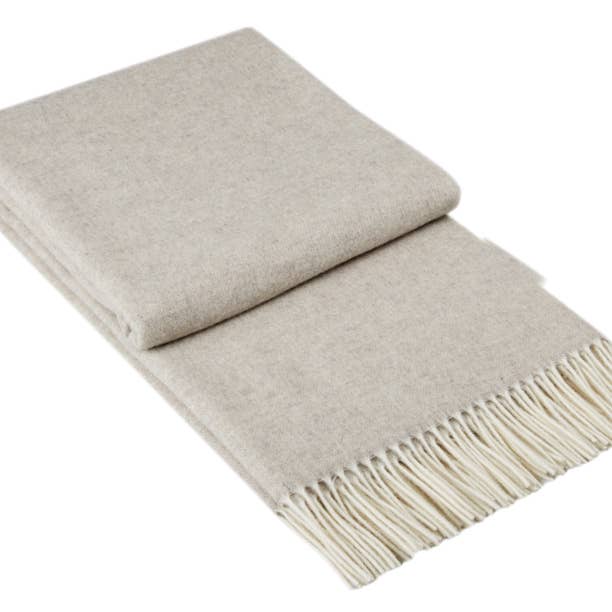 MoST - Wholesale Throw Blanket - Merino/cashmere Throw Blanket MILANO - beige4