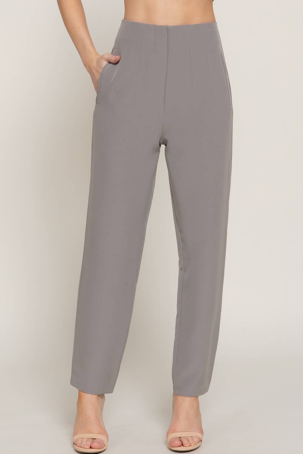 Active Basic | Active USA – Großhandel Hose – Damen – Lange Hose mit hoher Taille und Paillendetail41