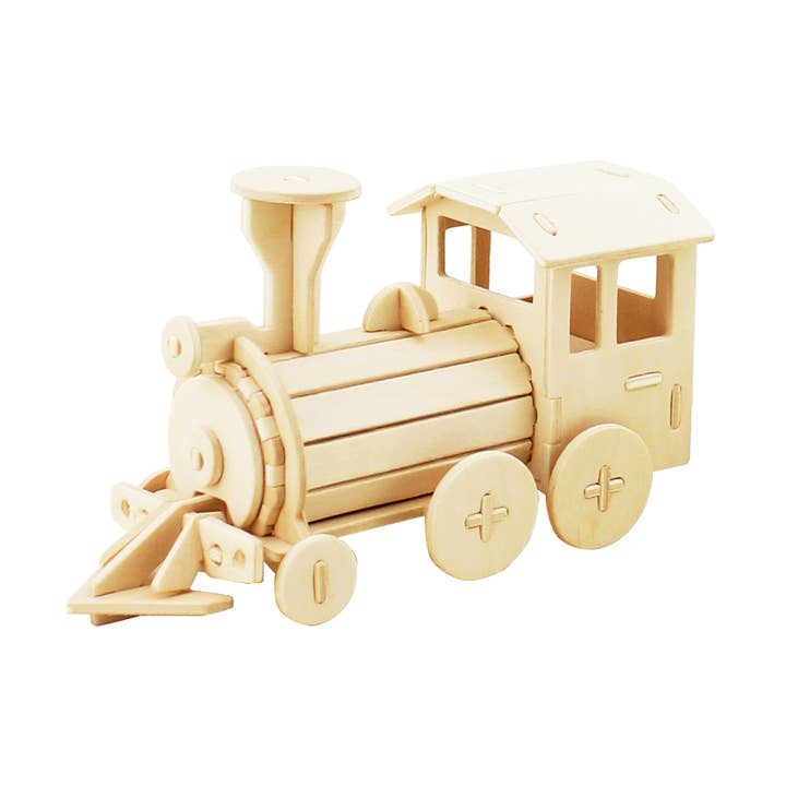 3D Wooden Puzzle: Locomotive for wholesale by Hands Craft