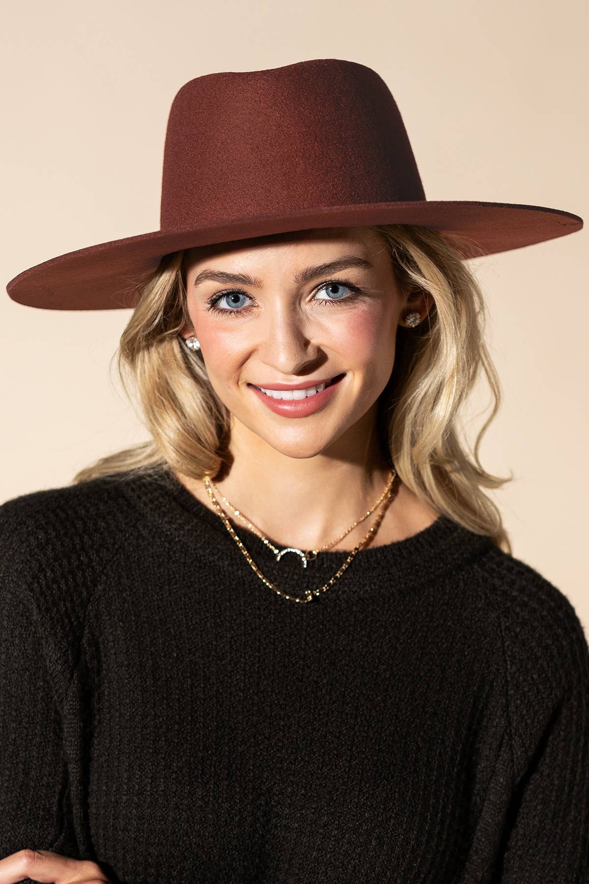 Urbanista - Wholesale Fedora - Women's - 100% Australian Wool Triangular Panama Hat-Blank27