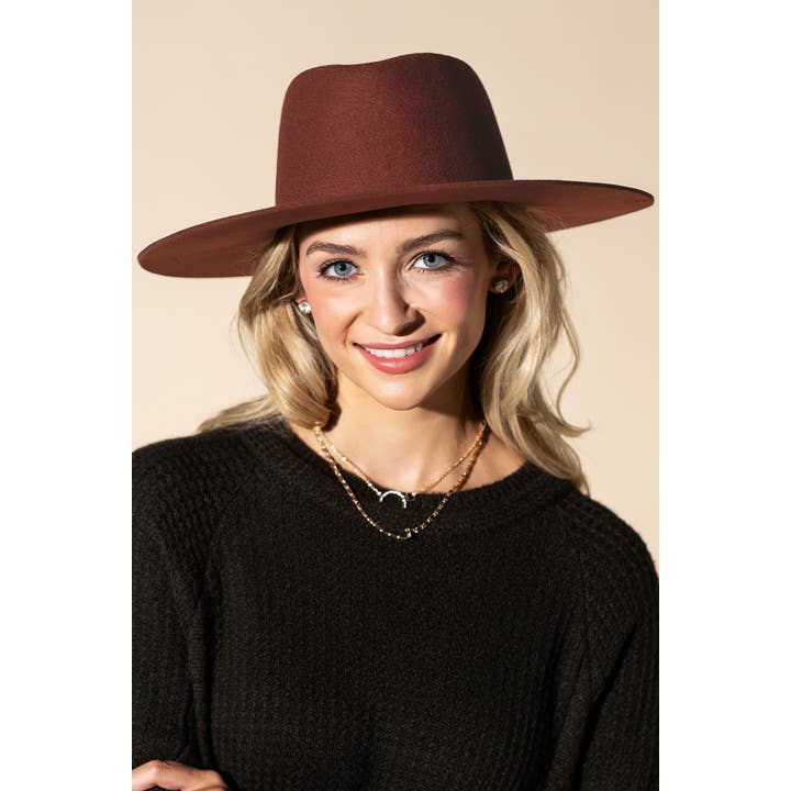 Urbanista - Wholesale Fedora - Women's - 100% Australian Wool Triangular Panama Hat-Blank35