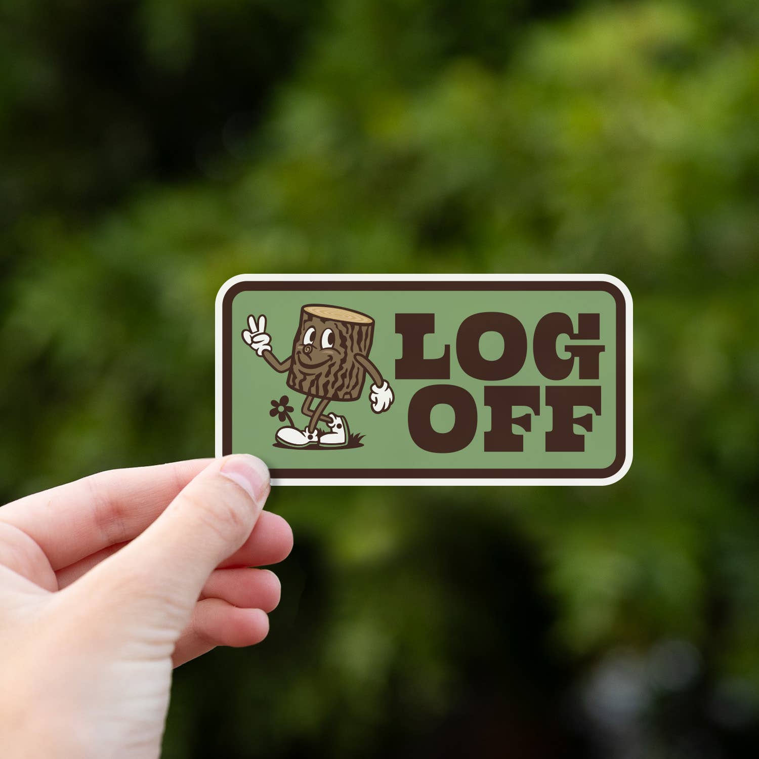 Squatchy - Wholesale Sticker - Log Off Sticker8