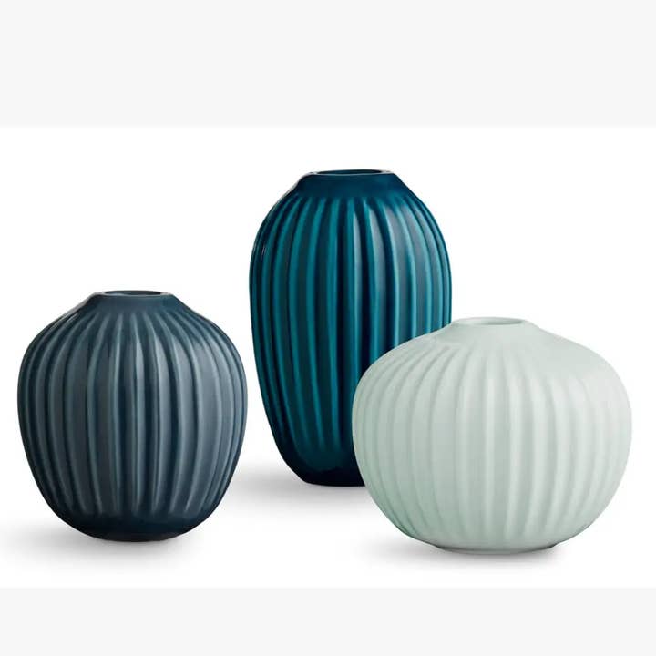 Kähler - Hammershøi - Miniature Ceramic Vases - Set of 3 for wholesale by Danish Design Collective