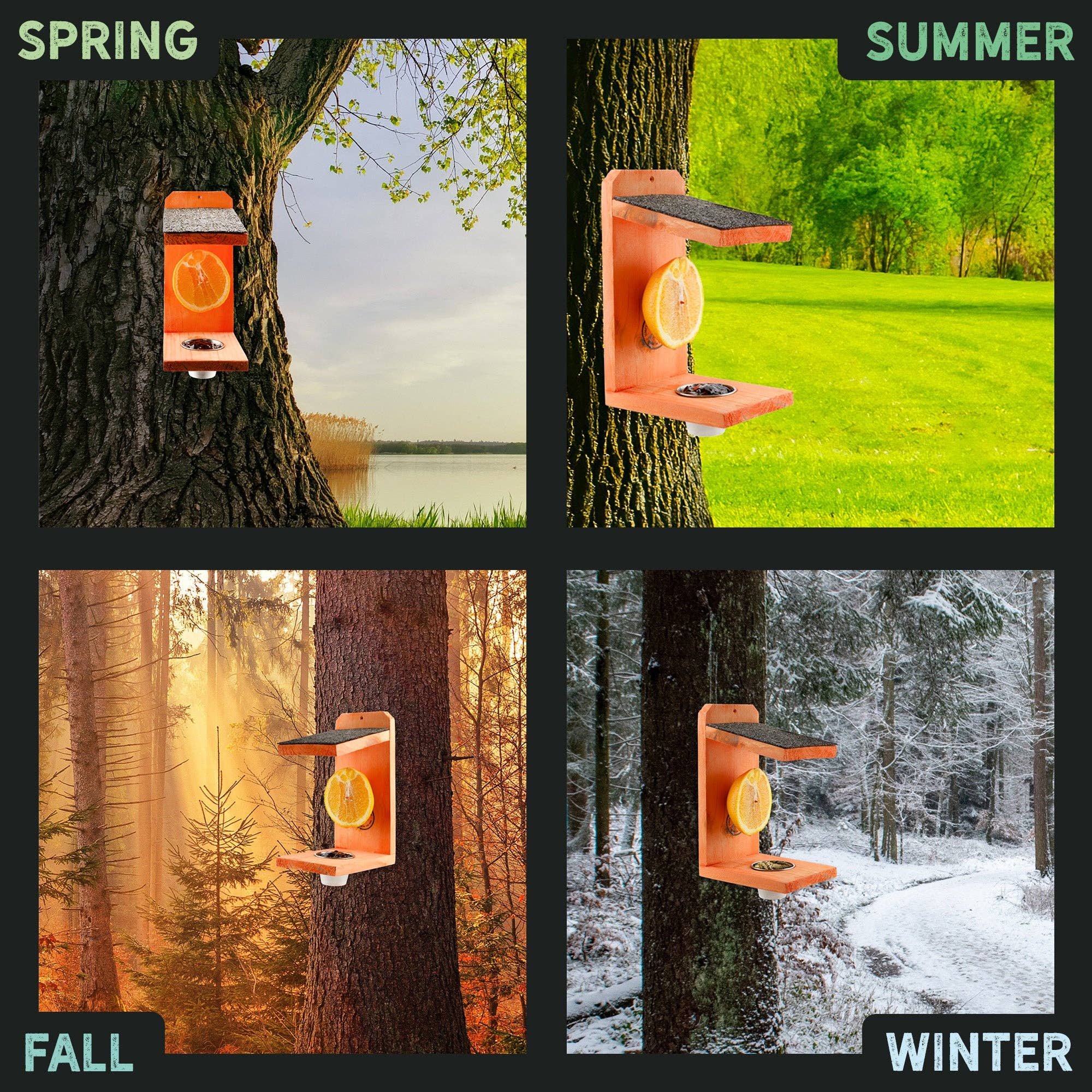 Kurated Korner - Wholesale Bird Feeder - Uncle Dunkel's Handmade Oriole Bird Feeder1