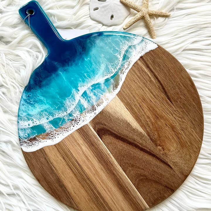Fluid Life by Sharon - Wholesale Cheese Board - Resin paddle cheese board1
