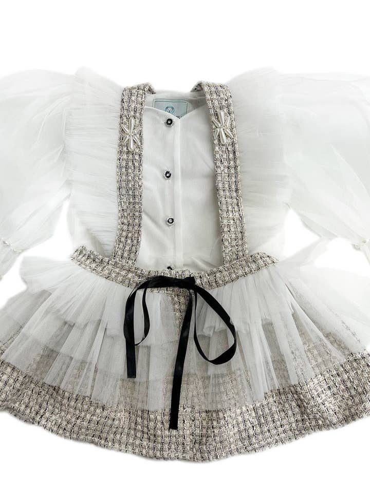 Petite Maison Kids - Venta al por mayor Vestido - Niños - Conjunto de blusa y falda Vera Tweed