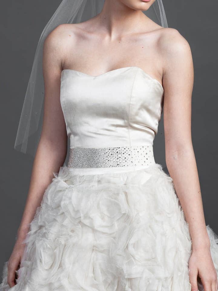 Astra Wide Crystal Belt for wholesale by Ariel Taub