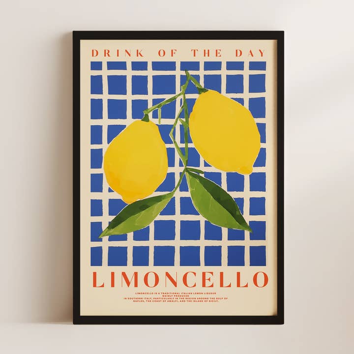 Limoncello Art Väggkonst Tryck för wholesale av Alluvion