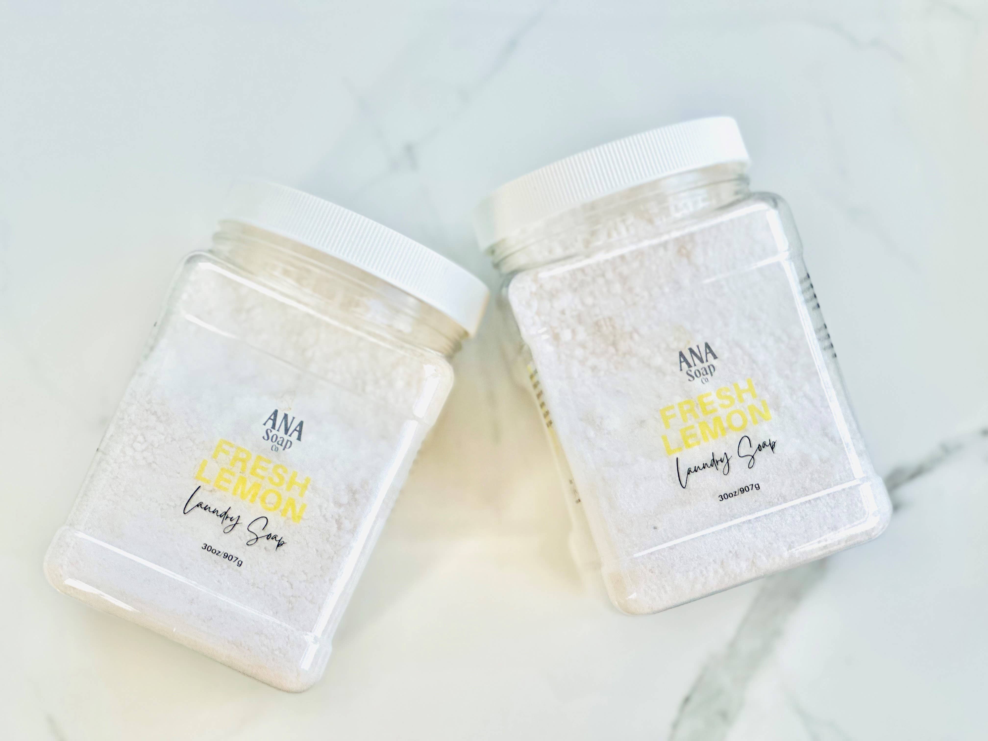 Ana Soap Company - Wholesale Laundry Detergent Powder/Pods - Fresh Lemon Laundry Soap