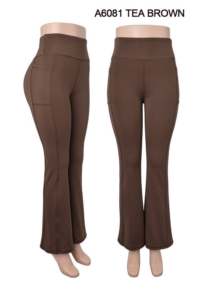 SSImport - Wholesale Athletic pants – Women′s - A6081 FLAT PANTS SPORTS YOGA POCKET MIXED SIZES 12PCS/PACK11