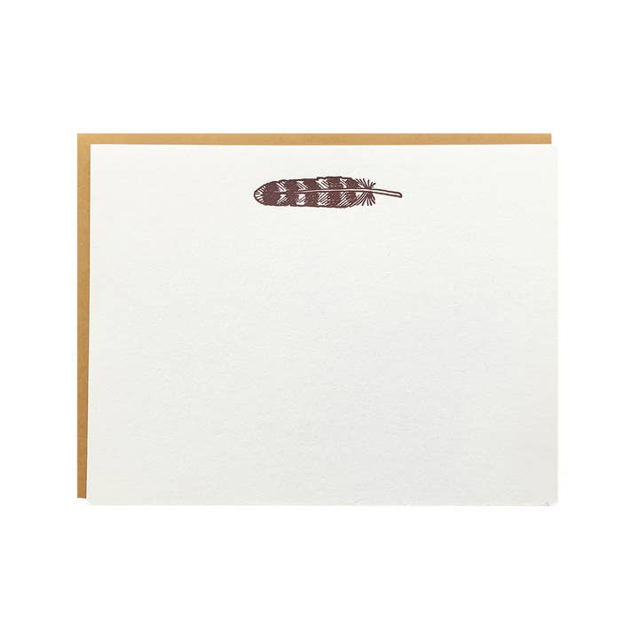 Feather Flat Notes (caja de 8 unidades) para venta al por mayor de Noteworthy Paper & Press