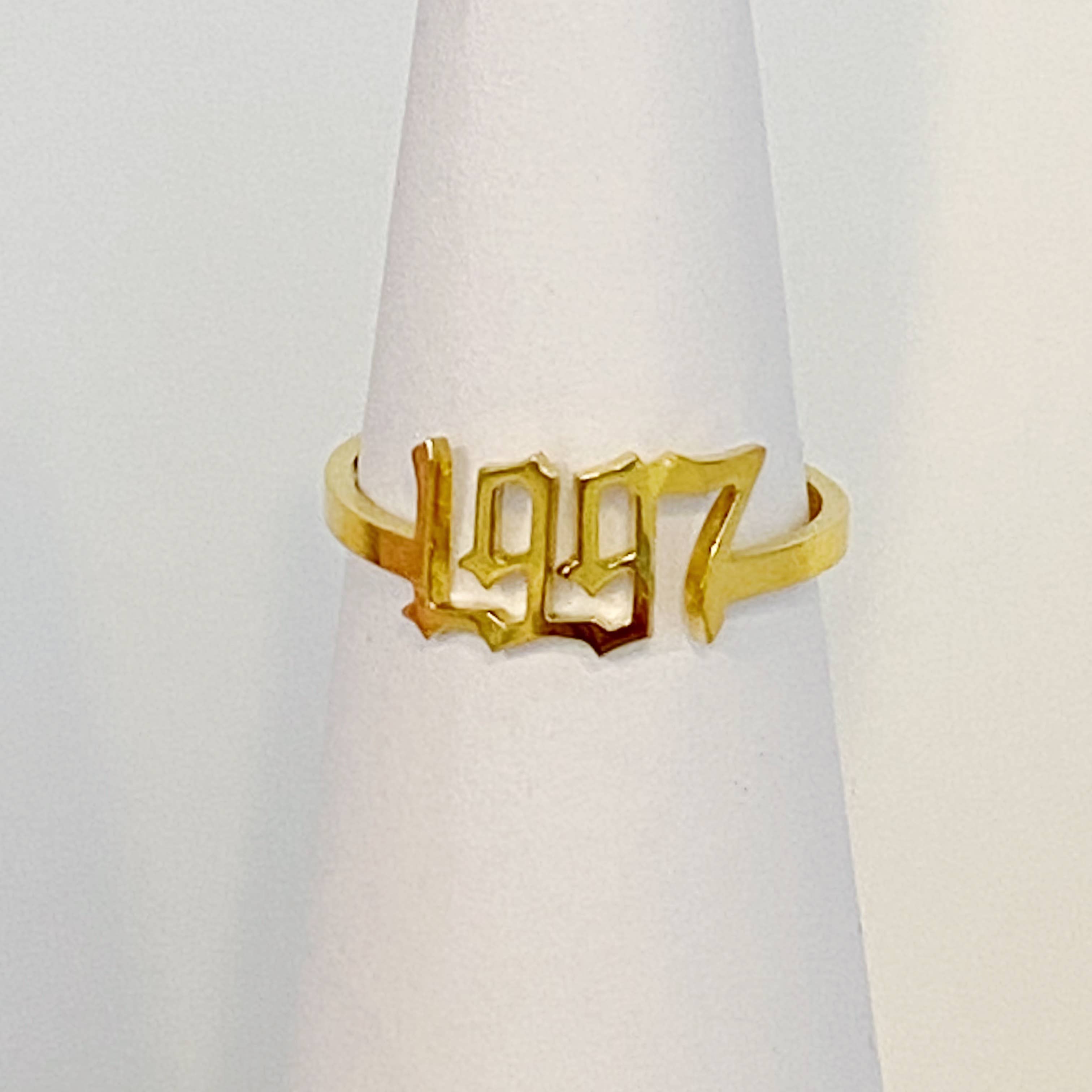 Ellison+Young - Wholesale Band/Stacked Ring - Birth Year Ring4
