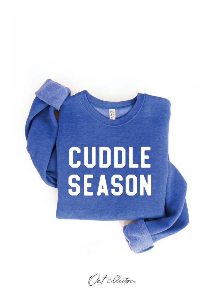 OAT COLLECTIVE - Wholesale Graphic Sweatshirt - Women's - CUDDLE SEASON Graphic Sweatshirt 11