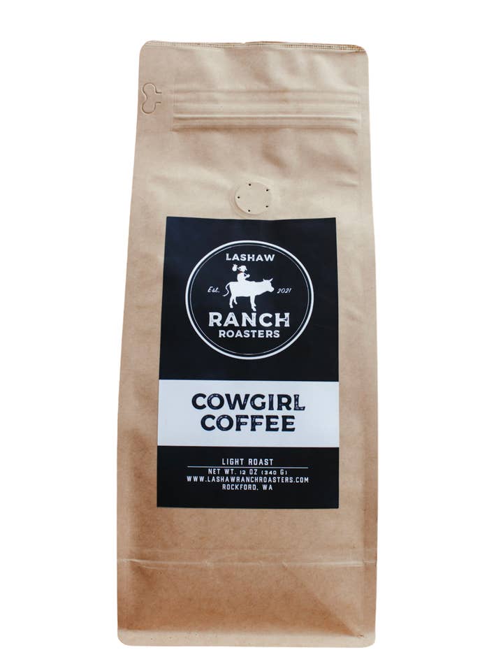 Cowgirl Coffee for wholesale by LaShaw Ranch Roasters
