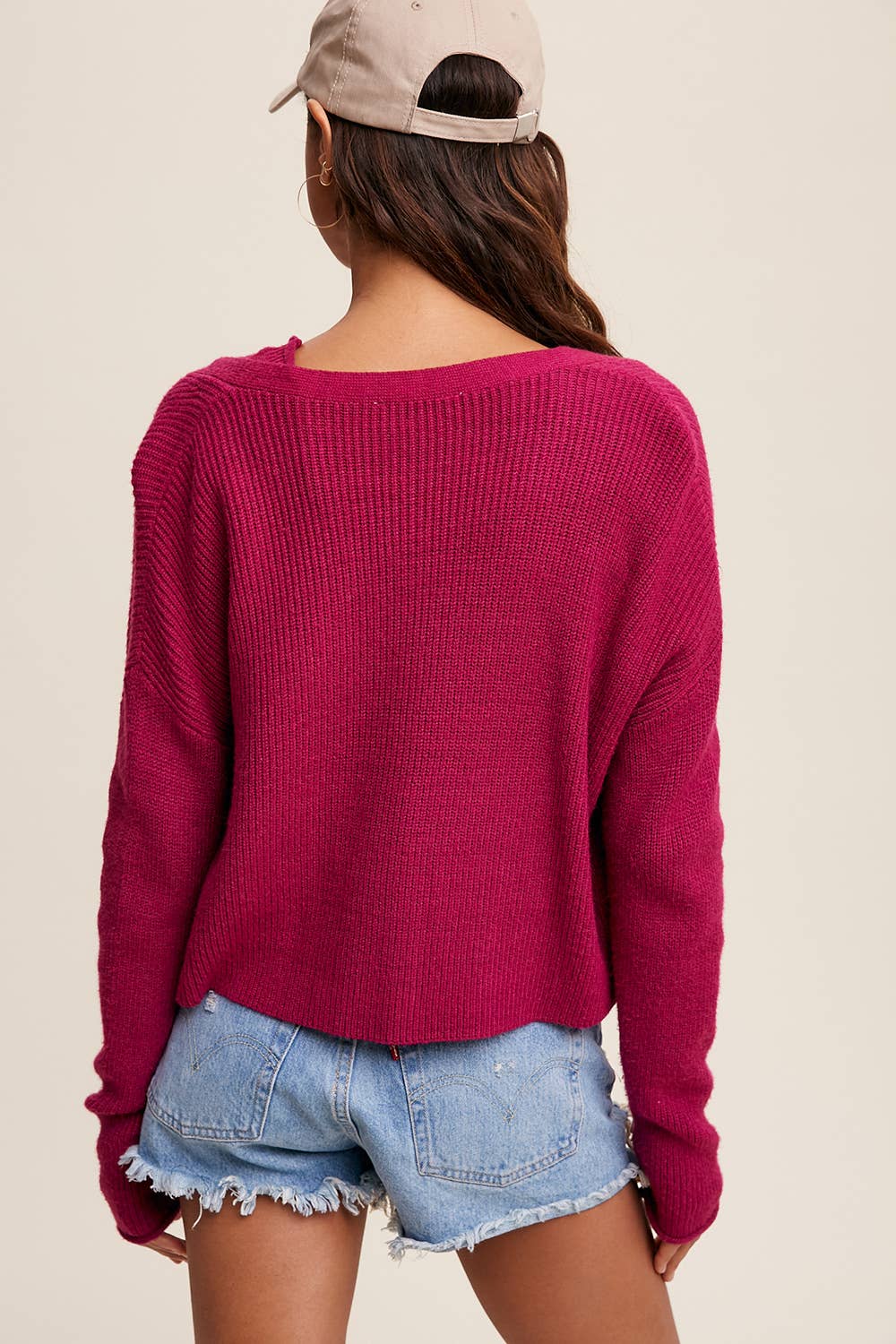 Listicle - Wholesale Tops Set - Women's - Ribbed Knit Cardigan Set LWSET0056