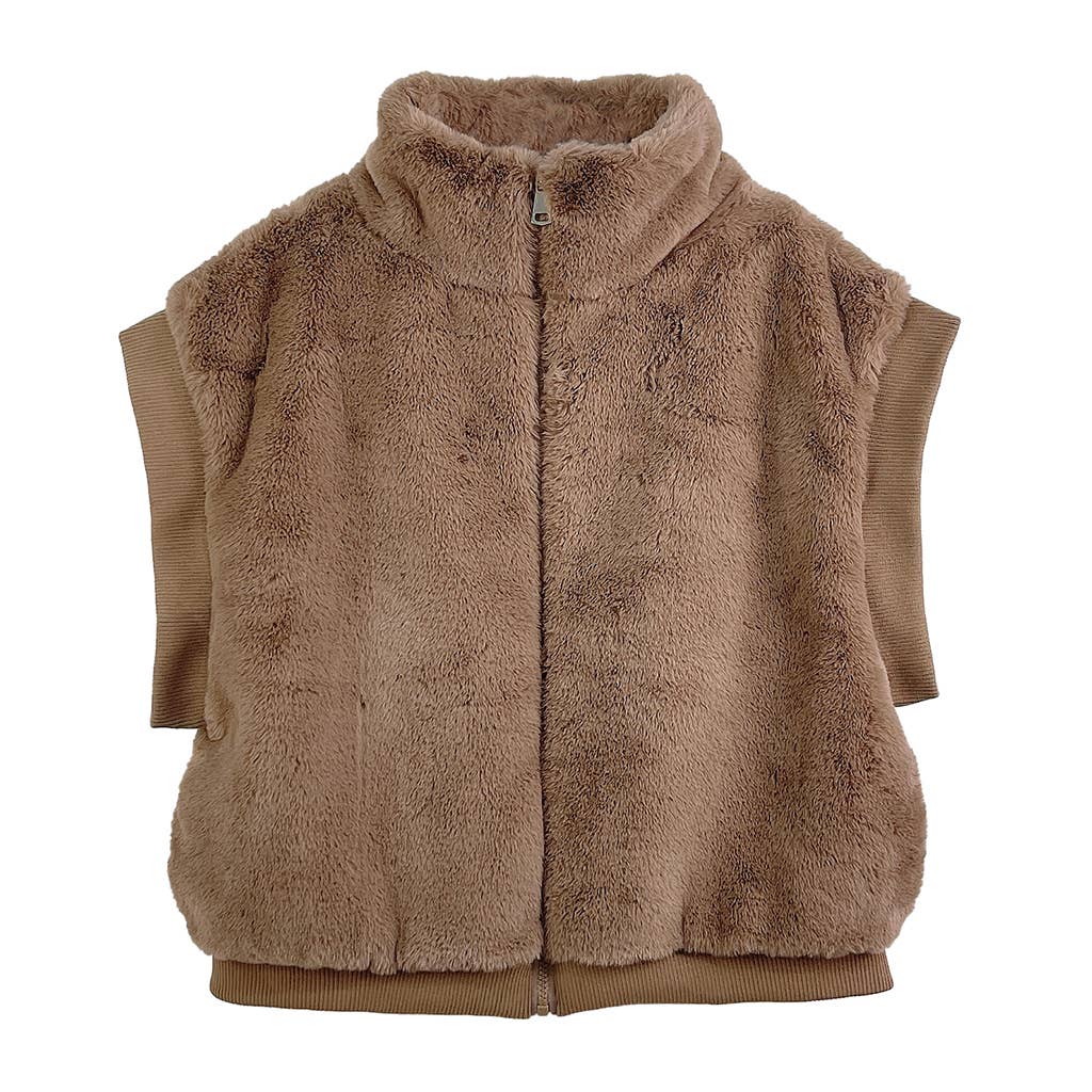 Fashion City - Venta al por mayor Chaleco de abrigo - Mujer - Chaleco cálido y acogedor de piel suave para la moda de otoño-invierno23