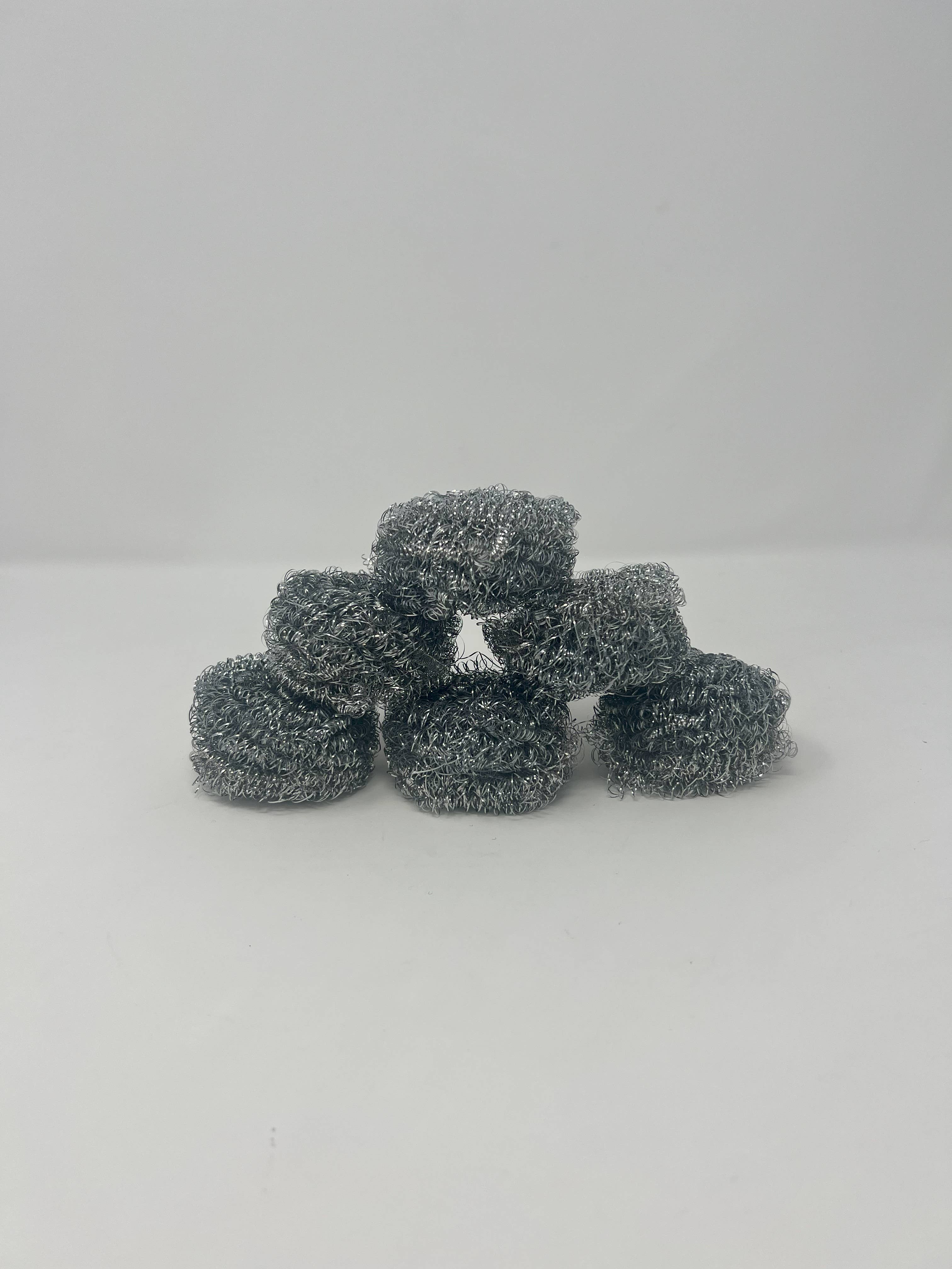 USA HomeMax – wholesale Cleaning sponge – 6pk Stainless Steel Scouring Pads1