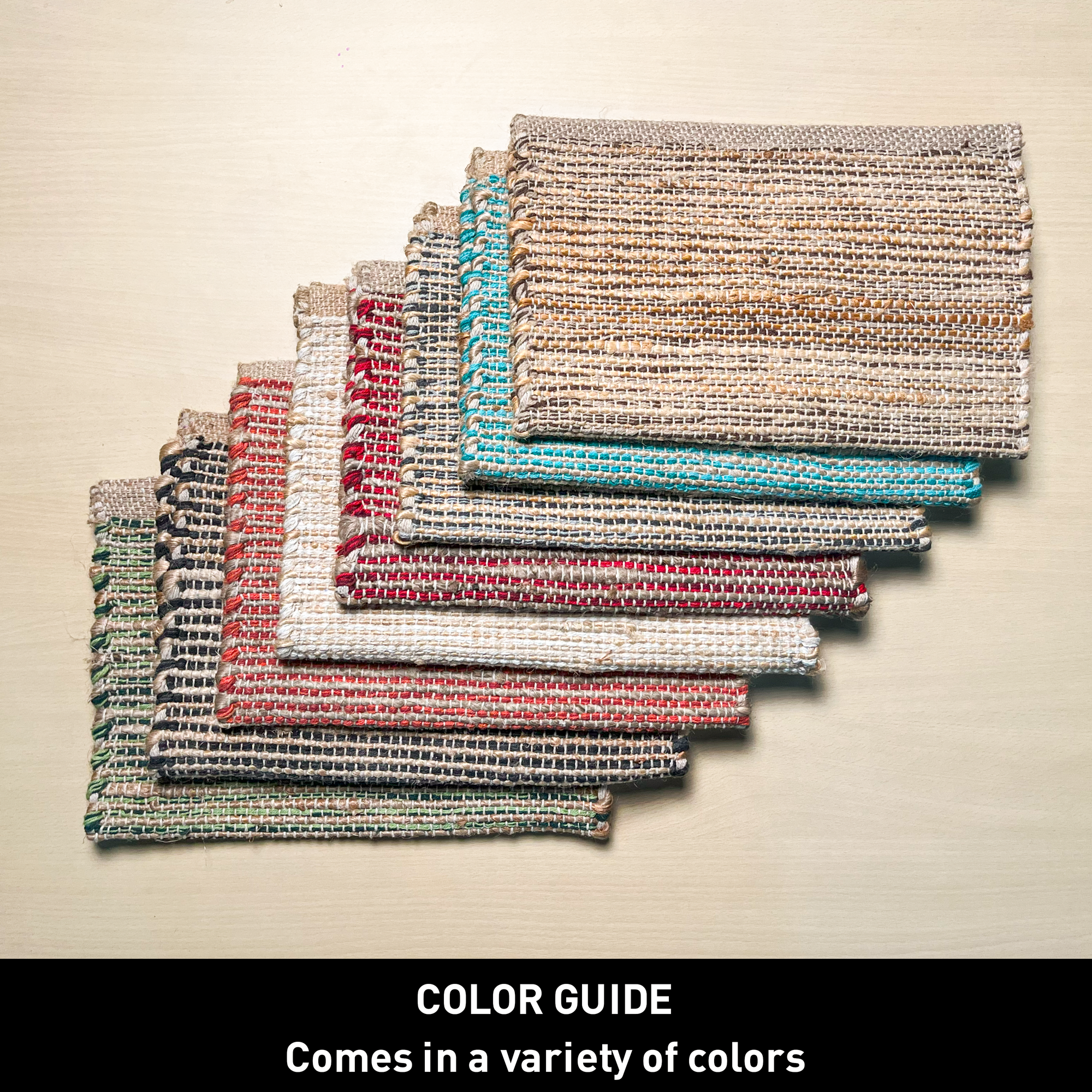 OMBRE TABLE RUNNER, NATURAL JUTE-BLACK, 13''x36''. for wholesale on Faire5