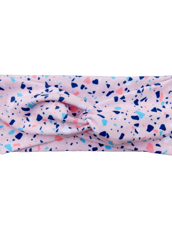 Rosa Tezzarro pannband för kvinnor, Turban Twist Pannband för wholesale av That's Sew Me