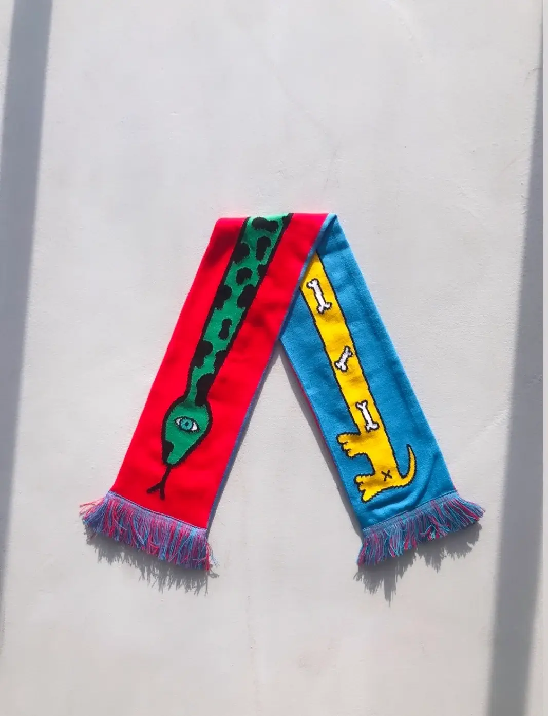 Multicolored Snake-Dog Scarf for wholesale on Faire1