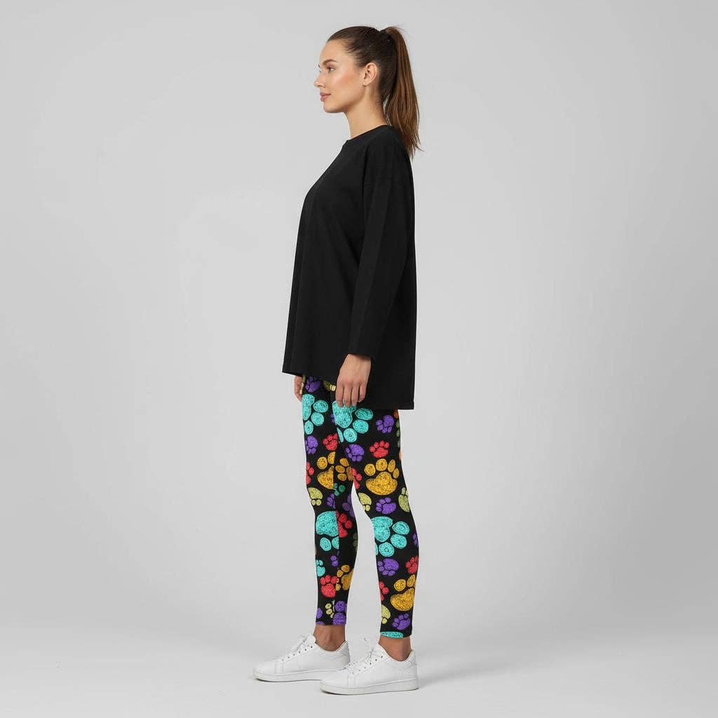 Natopia - Wholesale Athletic/Lounge Leggings - Women's - Draw A Paw Ultimate Leggings3