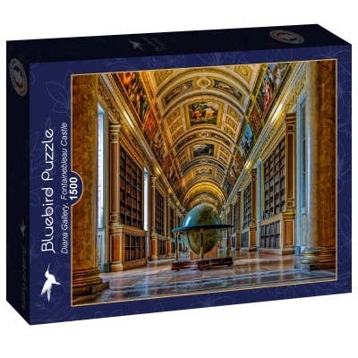 Bluebird Puzzle - Wholesale Puzzle - Adult - 1500 Piece Puzzle - Diana Gallery, Fontainebleau Castle