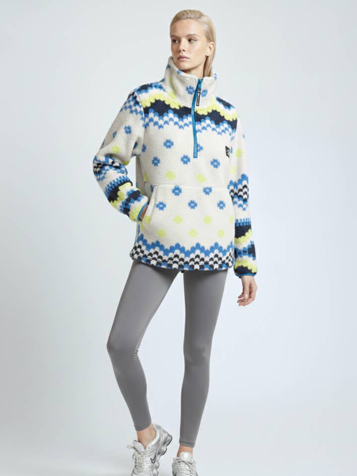 Il pile Trek in Neon Geo per la vendita all'ingrosso da parte di Marc Angelo